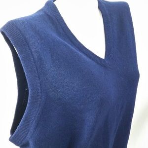 LL Bean Men’s 100% Lambs Wool Large Blue sweater